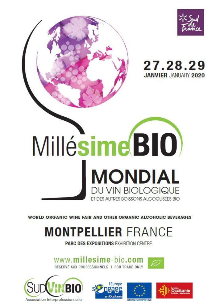 MILLÉSIME BIO 2020 HALL B2 STAND 500